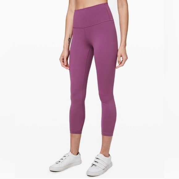 Lululemon Wunder Under High Rise Tight Leggings 25" in Vintage Plum 2 W5BPAS - Picture 1 of 12